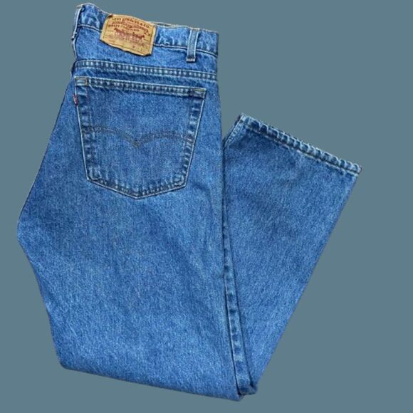 Levi's 505 Vintage Straight Tapered Leg Vintage 1990 Denim Jeans Men's 38 x 30 - Picture 1 of 10